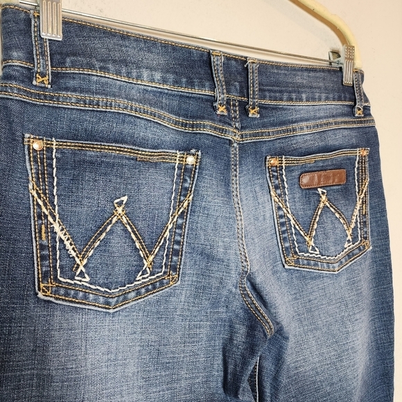 Wrangler bootcut jeans. Women's size 9 Tall (36" inseam). - Picture 2 of 16